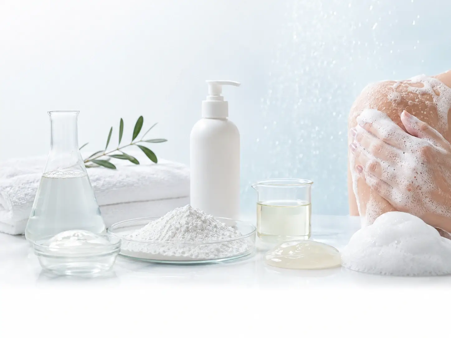 Body wash, shower gel and cream wash product formats