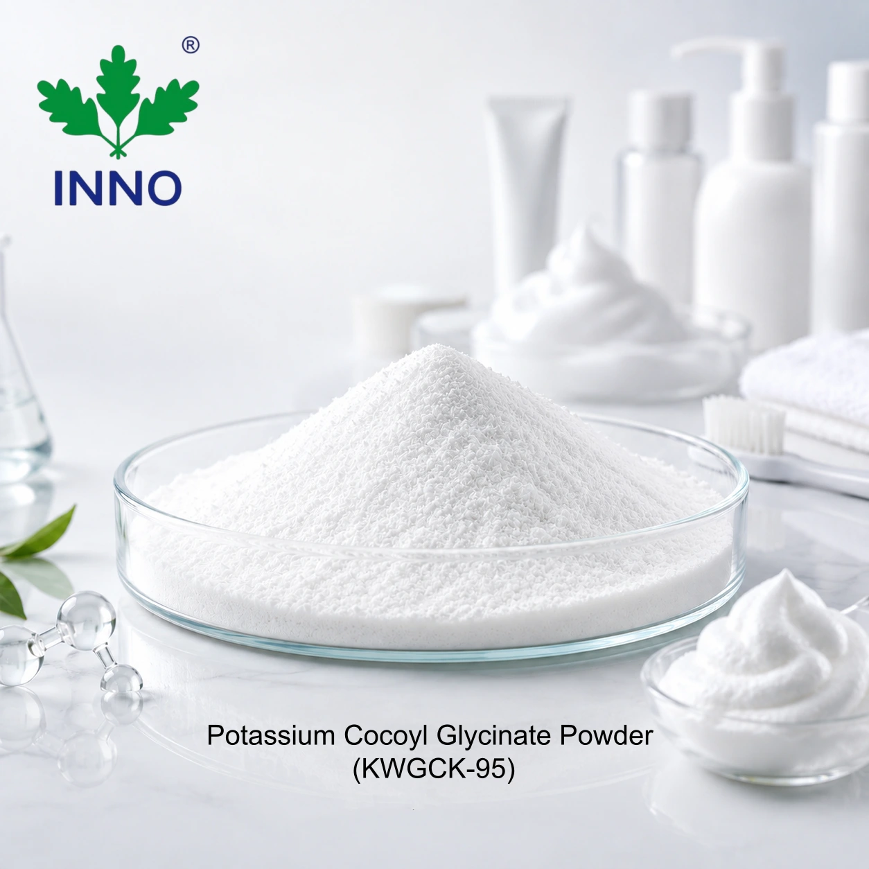 Potassium Cocoyl Glycinate Powder raw material white solid powder