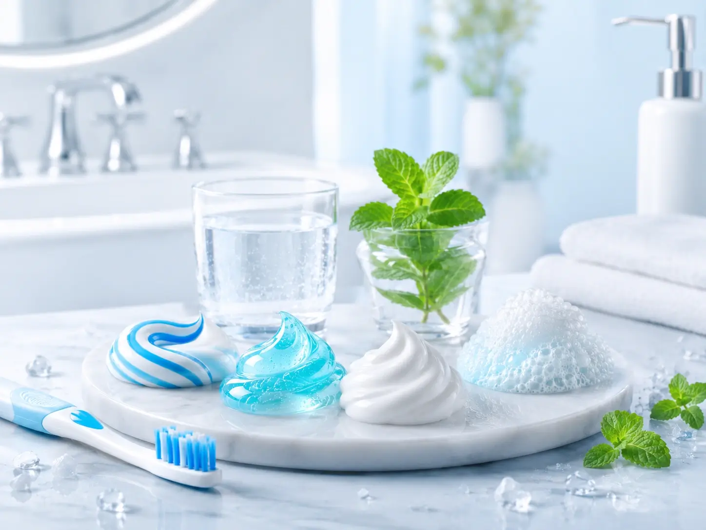 Toothpaste and oral care product format