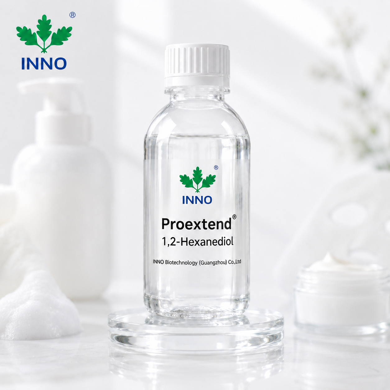 1,2-Hexanediol Cosmetic Grade raw material, colorless transparent liquid