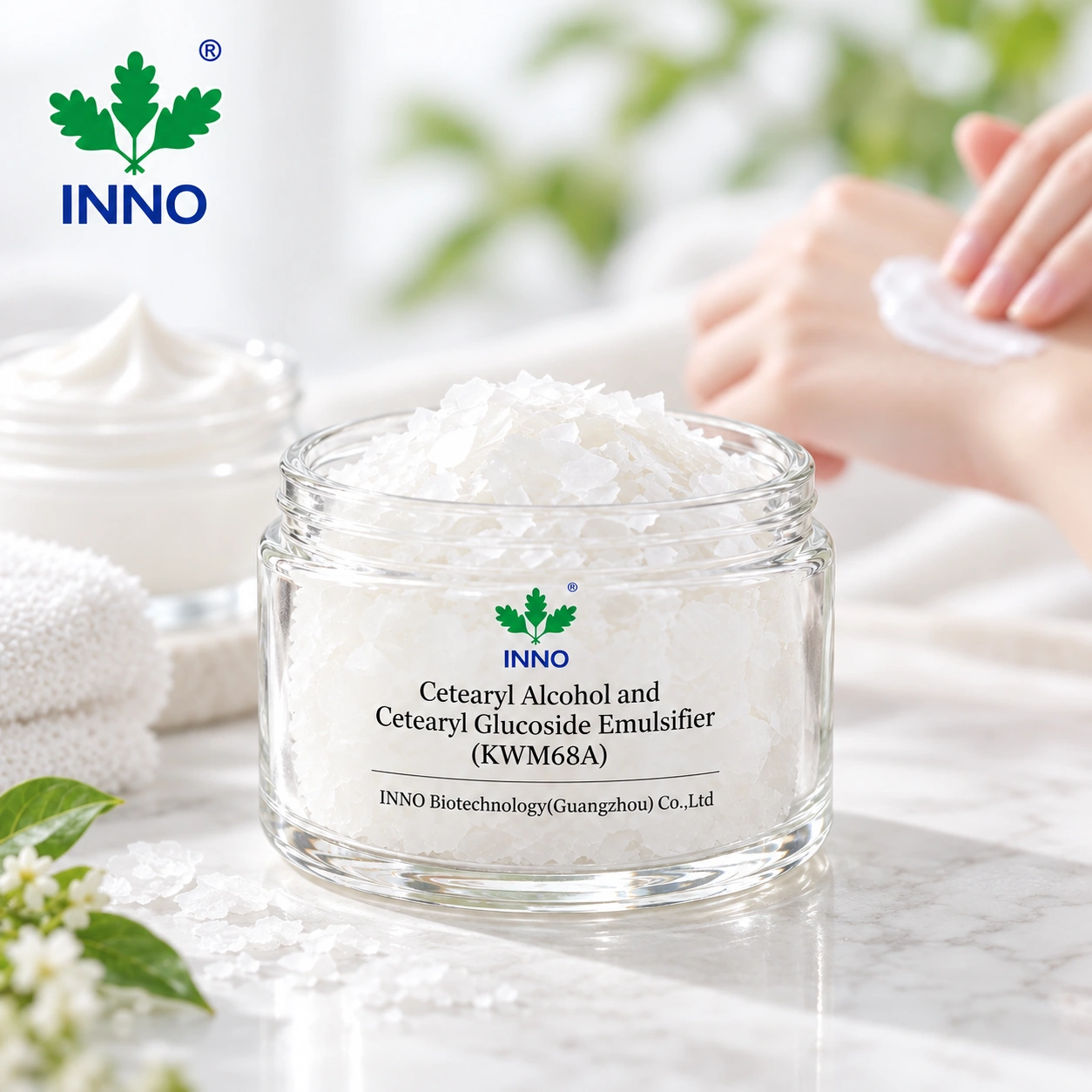 Cetearyl Alcohol and Cetearyl Glucoside Emulsifier (KWM68A)