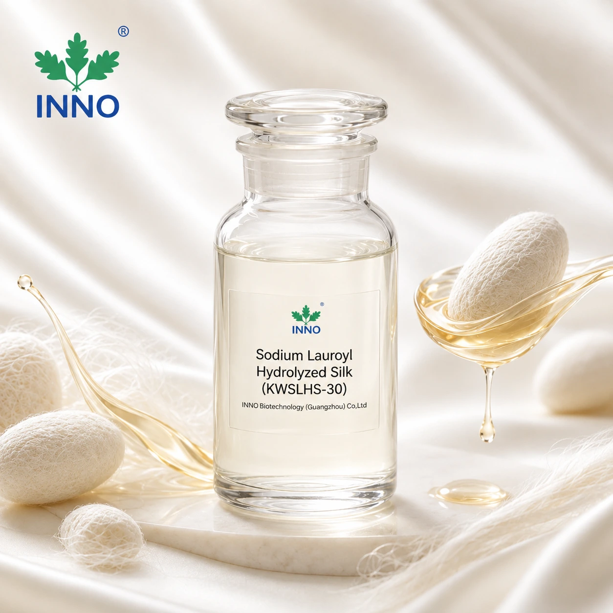 Sodium Lauroyl Hydrolyzed Silk (KWSLHS-30)